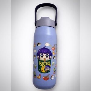 Demon Hunters-inspired flip straw tumbler